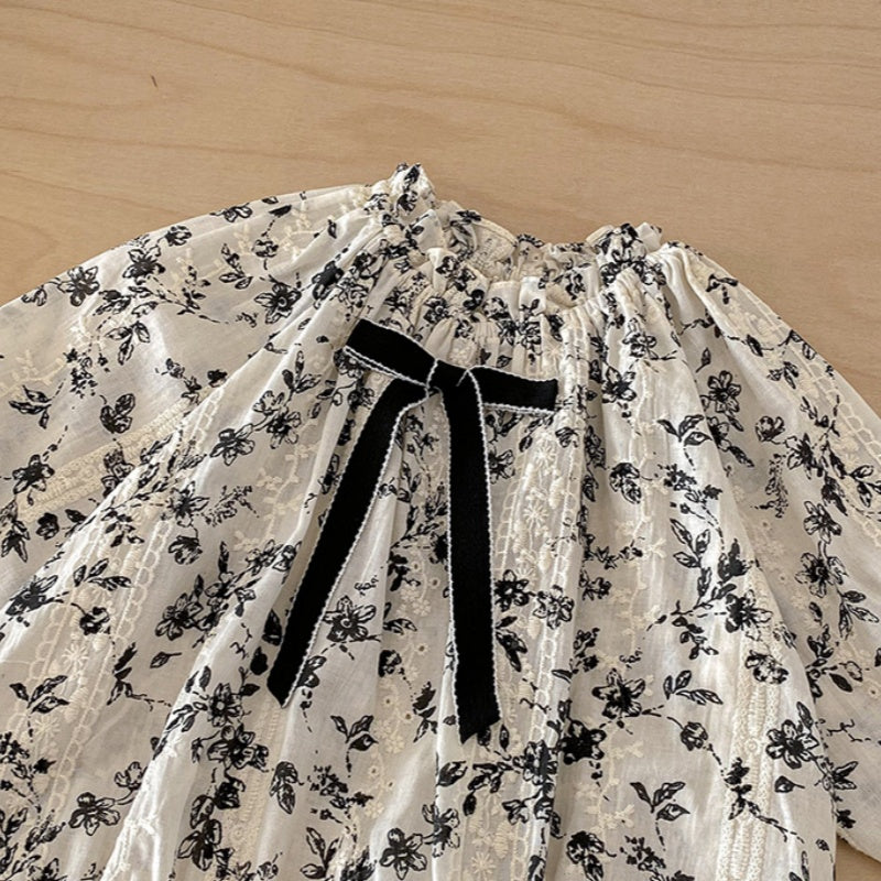 【BABY】ガーリー小花柄ロンパースSK103406