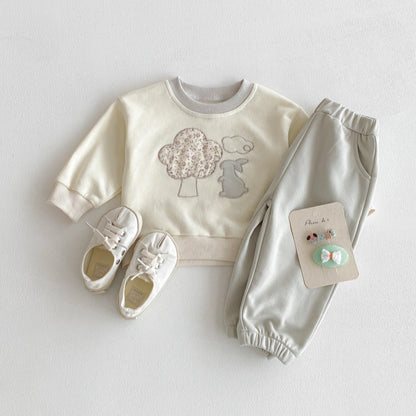 【BABY&KID】うさぎカジュアルセットアップSK092709