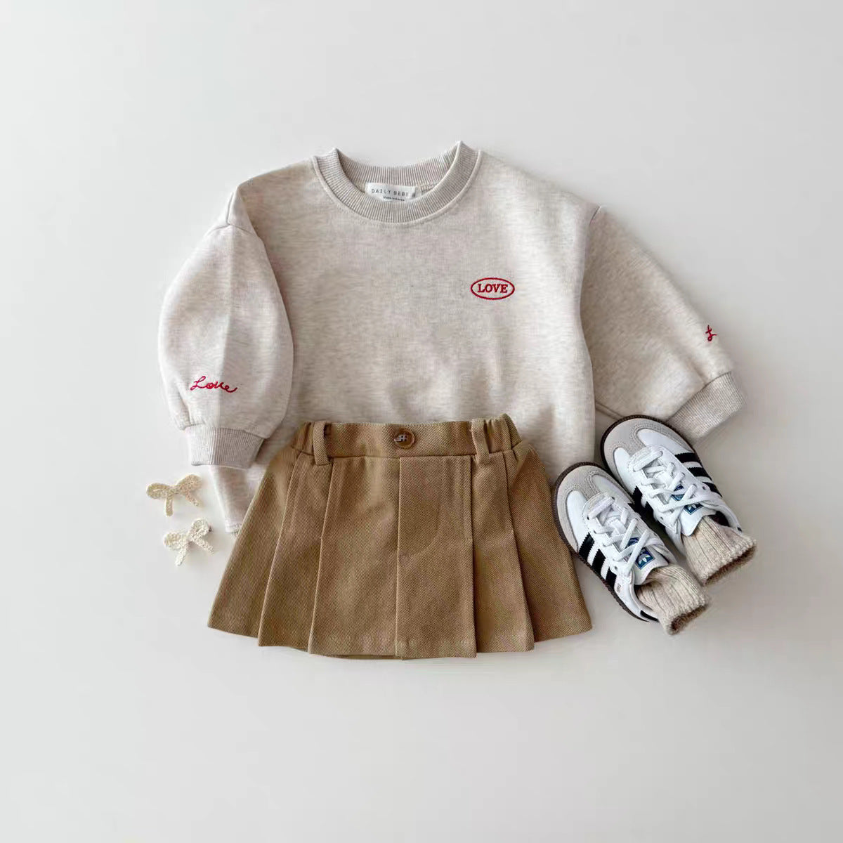 【BABY&KID】LOVEロゴクルーネックスウェットSK102635