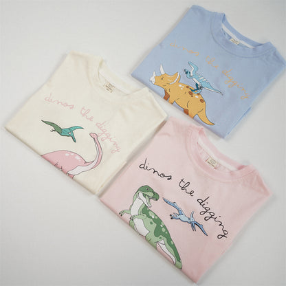 【BABY&KID】夏新作 恐竜プリント半袖TシャツSK091623