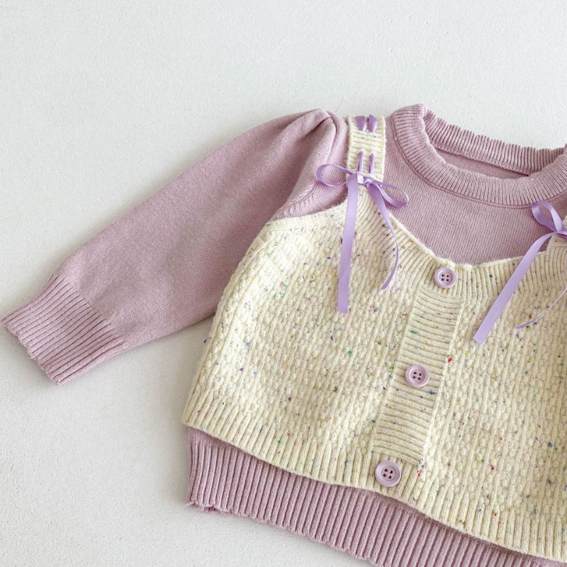 【BABY&KID】おしゃれニットセットアップSK092436