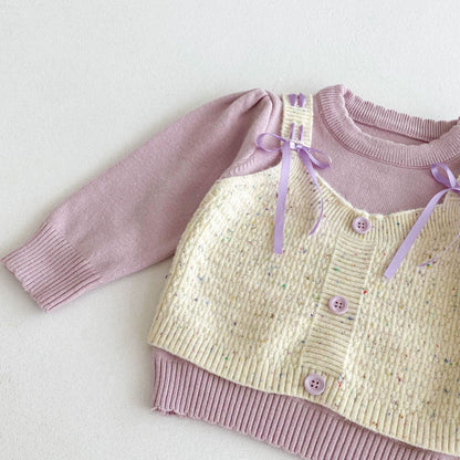 【BABY&KID】おしゃれニットセットアップSK092436
