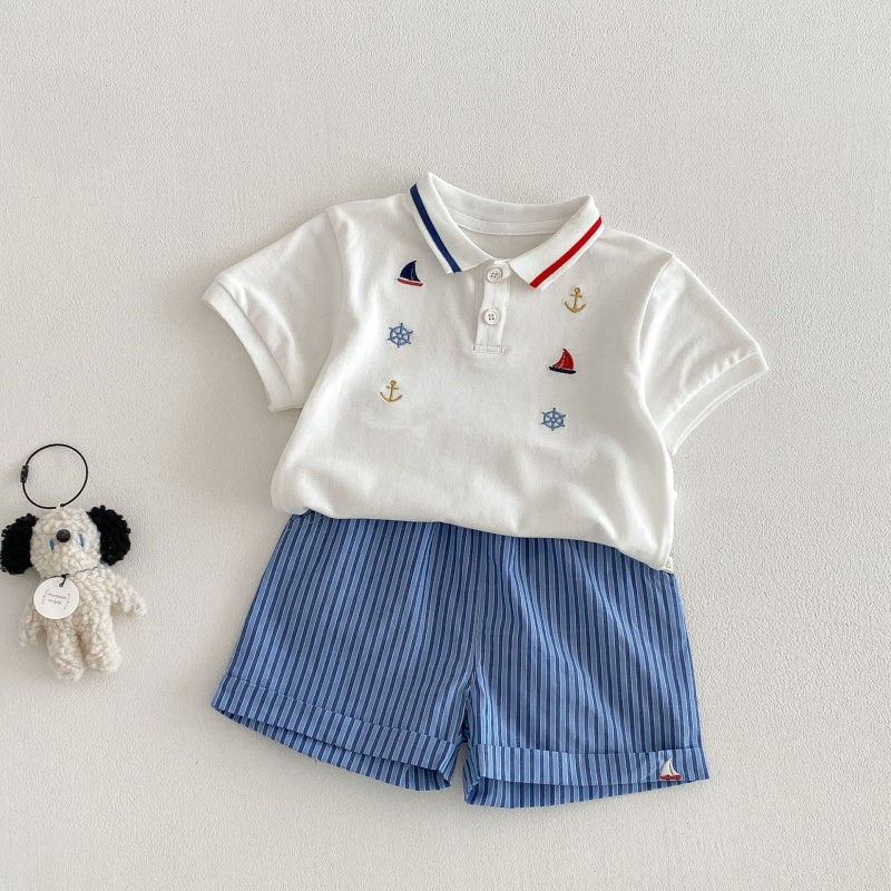 【BABY&KID】夏新作韓国風Tシャツ、ショートパンツSK105516