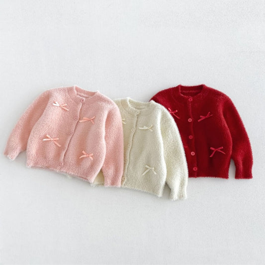 【BABY&KID】蝶結びニットカーディガンSK108106