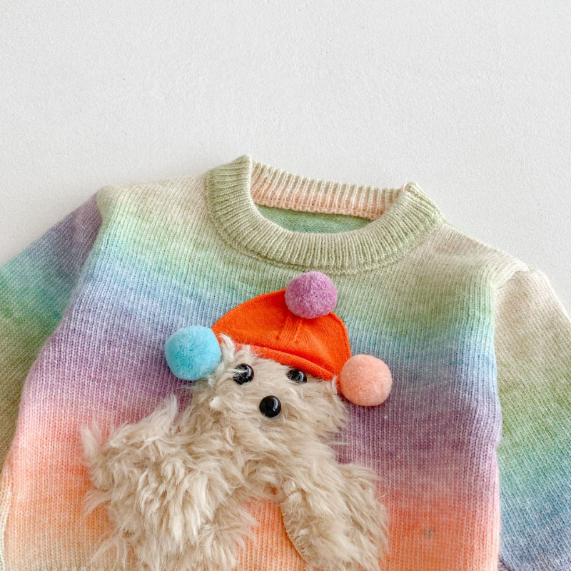 【BABY&KID】カラフルボーダーニットセットアップSK092432