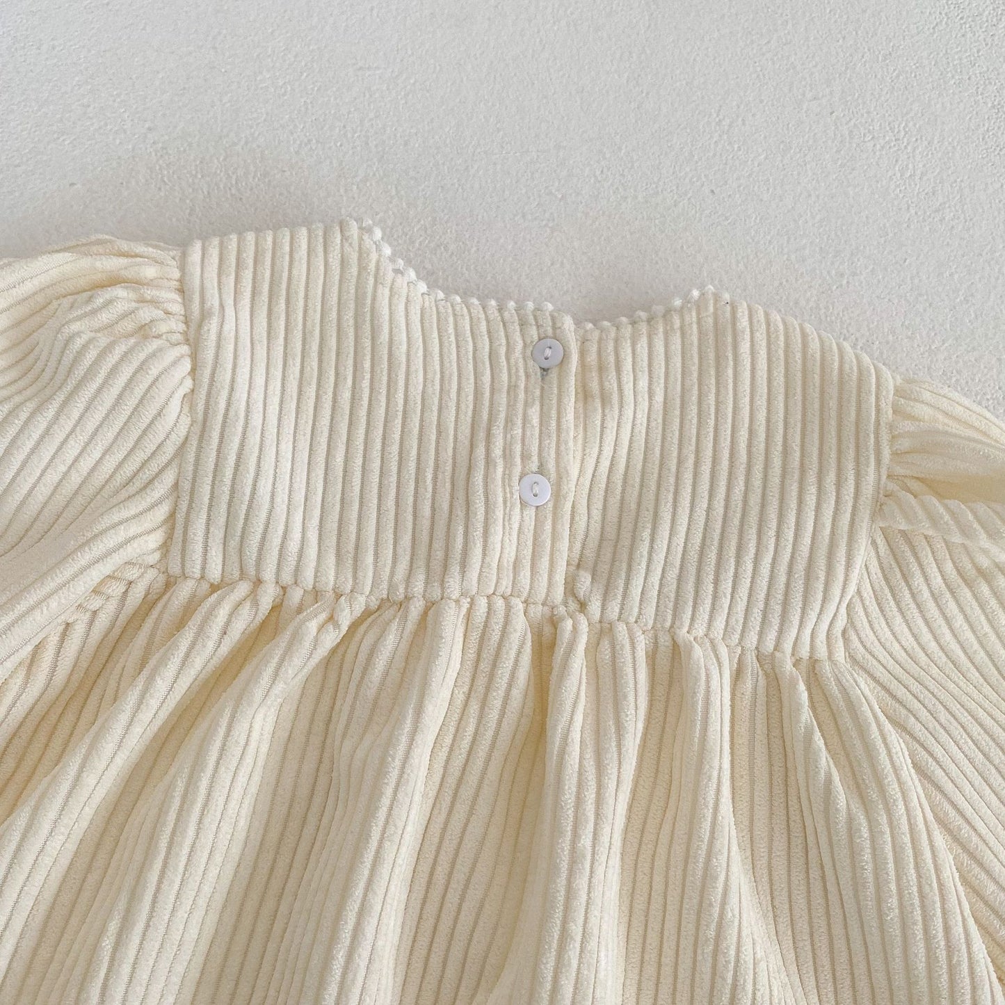 【BABY&KID】コーデュロイフラワークリーワンピースSK031804