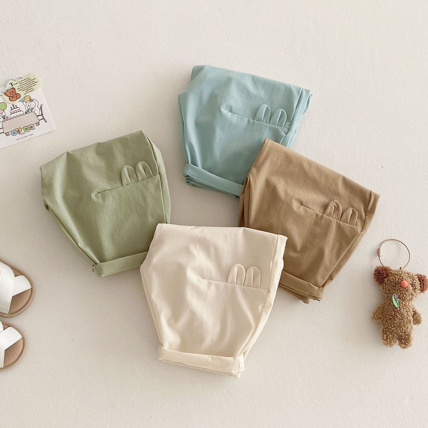 【BABY&KID】夏新作 パステルカラールーズパンツSK062319