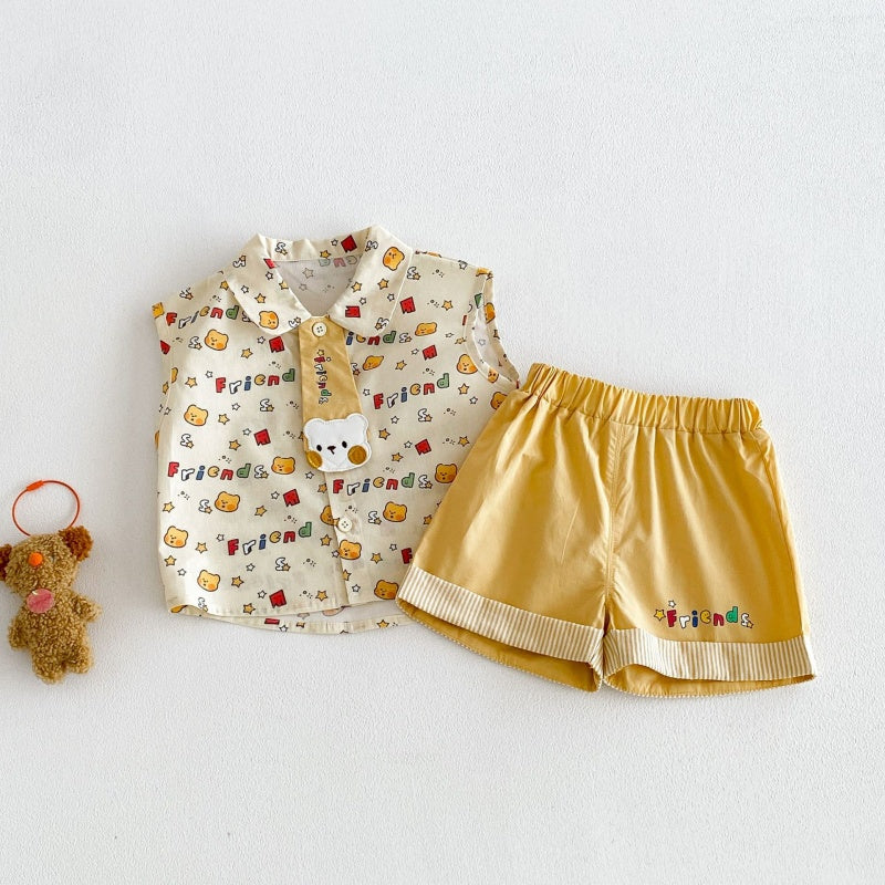 【BABY&KID】夏新作カートゥーンプリントショートパンツSK106118