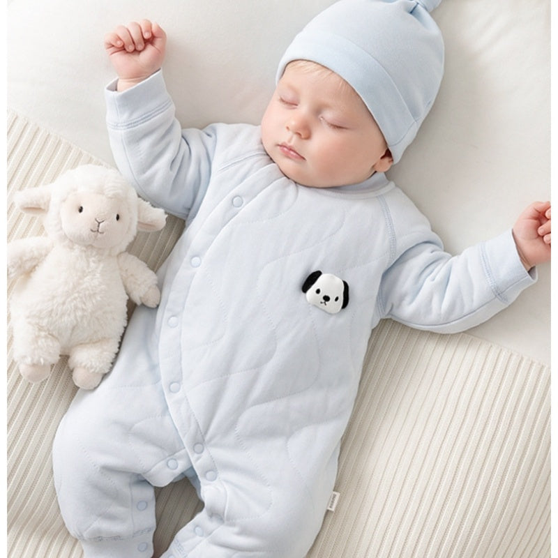 【BABY】Winter New Arrival Cartoon Patchwork Quilted Coverall SK108208