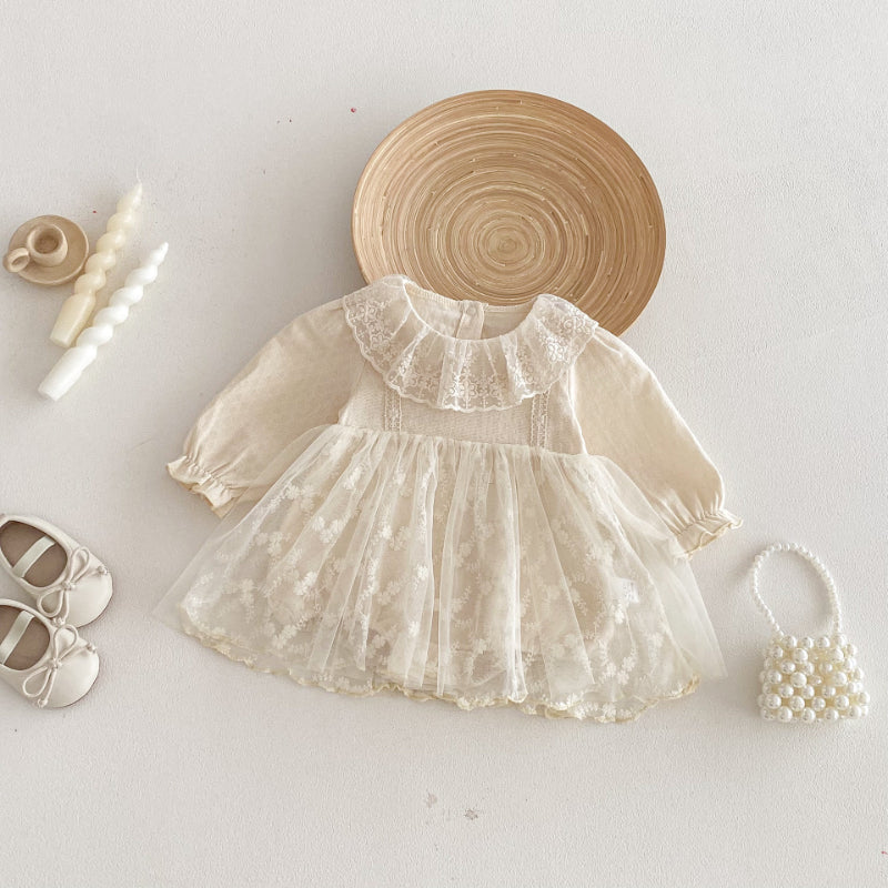 【BABY】レースドールカラーロンパースワンピSK103620