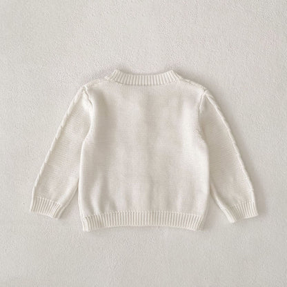 【BABY】フラワーニットカーディガンSK100617