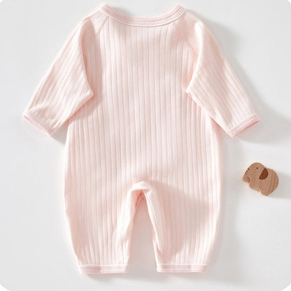 【BABY】北欧風うさぎアップリケカバーオールSK104405