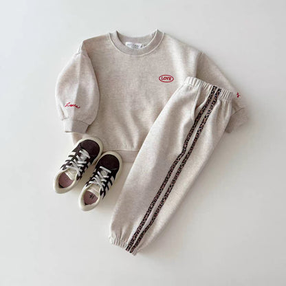 【BABY&KID】LOVEロゴクルーネックスウェットSK102635