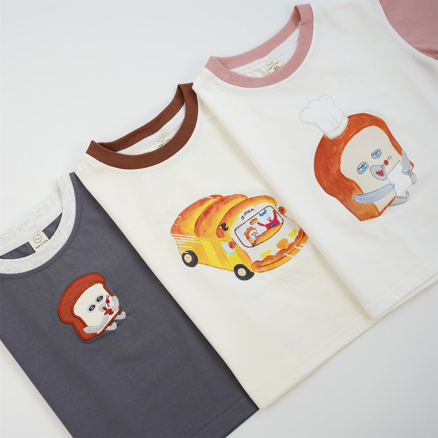 【BABY&KID】夏新作 キャラクタークルーネックTシャツSK090807