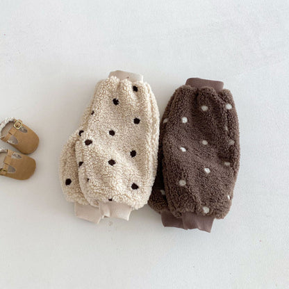 【BABY&KID】冬新作韓国風ドットあったかパンツSK103024