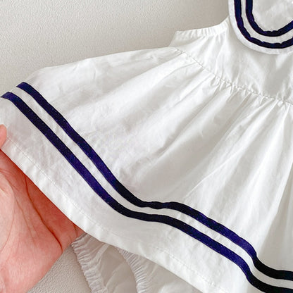 【BABY】夏新作学院風ロンパースSK104503