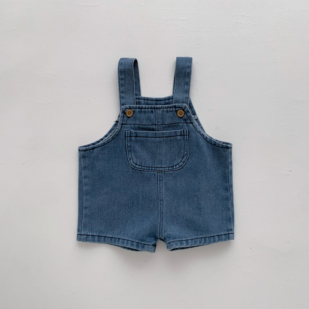 【BABY&KID】夏新作 デニムショートサロペットセットSK062723