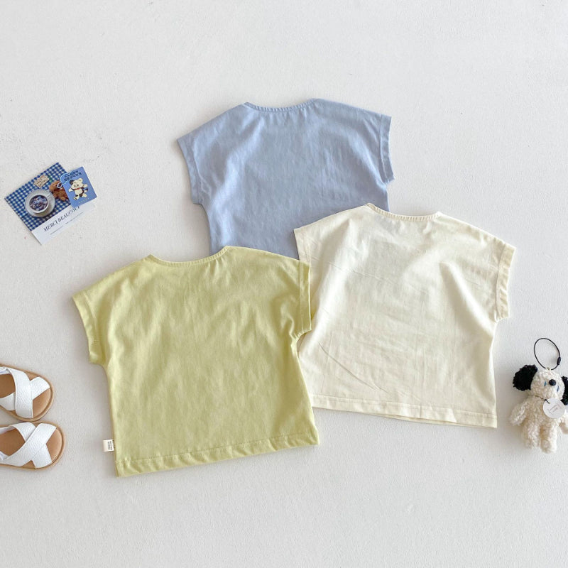 【BABY&KID】夏新作 恐竜刺繡カジュアルシャツSK072003