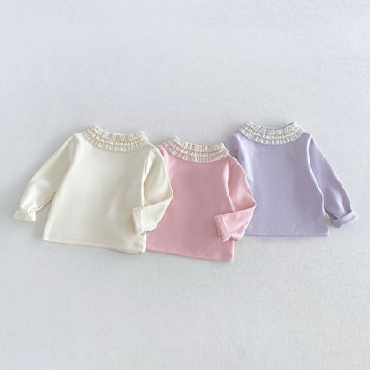【BABY&KID】フリル襟厚手トップスSK108116