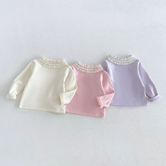 【BABY&KID】フリル襟厚手トップスSK108116
