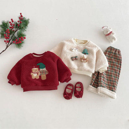 【BABY&KID】冬新作キャラ厚手トレーナーSK103033