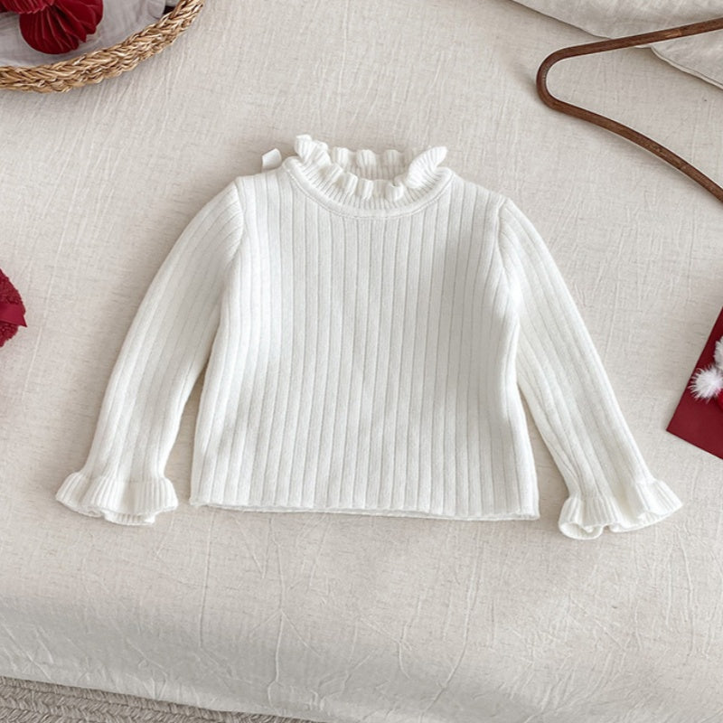 【BABY】冬新作キルティング蝶結びあったかロンパースSK103108