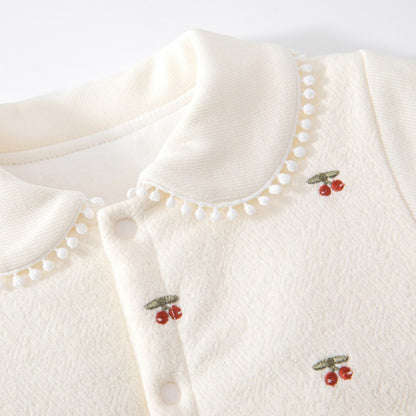 【BABY】Winter New Collection Round Collar Quilted Coverall SK108211