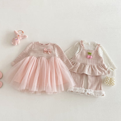 【BABY&KID】シャネル風チュールワンピースSK103512