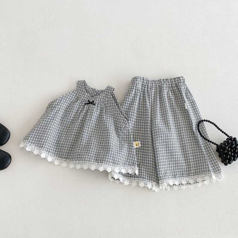 【BABY&KID】夏新作チェックセットアップSK105803