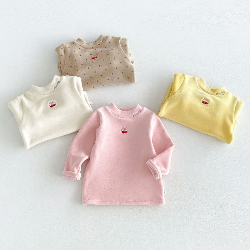 【BABY&KID】刺繍さくらんぼトップスSK108104