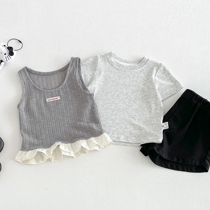 【BABY】夏新作キャミトップス＆Tシャツ、ショートパンツSK105314