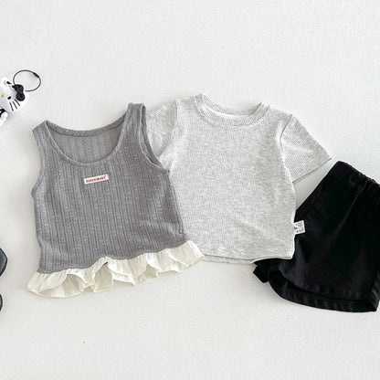 【BABY】夏新作キャミトップス＆Tシャツ、ショートパンツSK105314