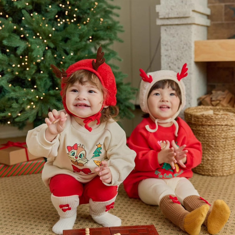 【BABY】キュートなクリスマス長袖トレーナーSK102827