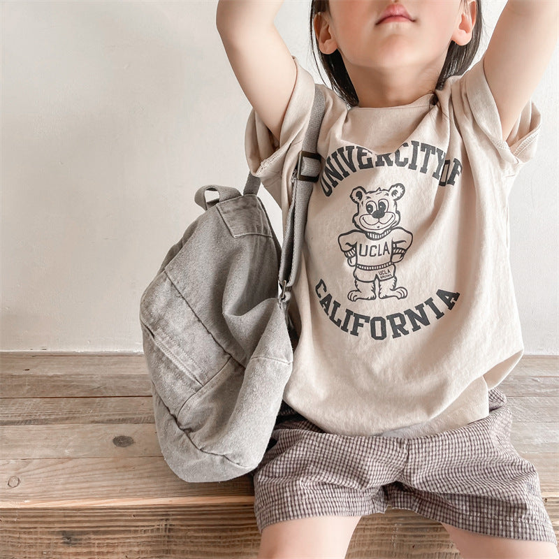 【BABY&KID】夏新作 韓国風コットンTシャツSK091620