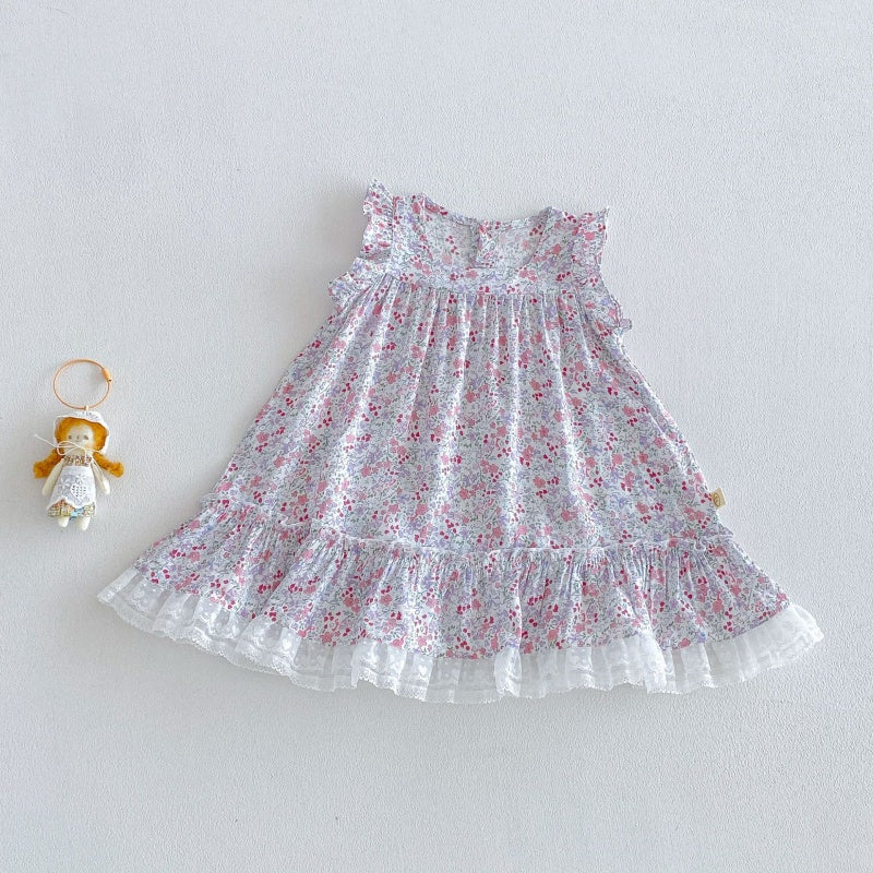 【BABY&KID】夏新作小花柄総柄ワンピース、セットアップSK105904