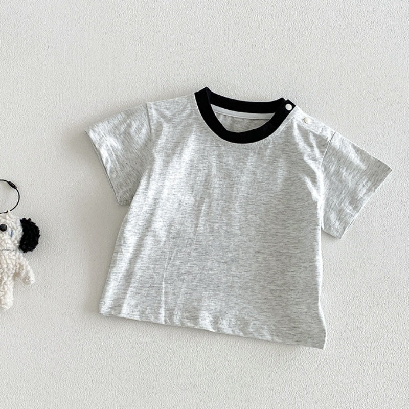 【BABY】夏新作カートゥーンサロペット＆無地TシャツSK105307