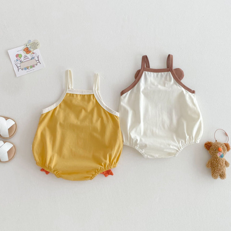 【BABY】夏新作 ベア、ダックキャミロンパースSK072209
