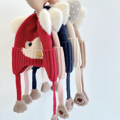 【HAT】フクロウ耳あて帽子SK101604