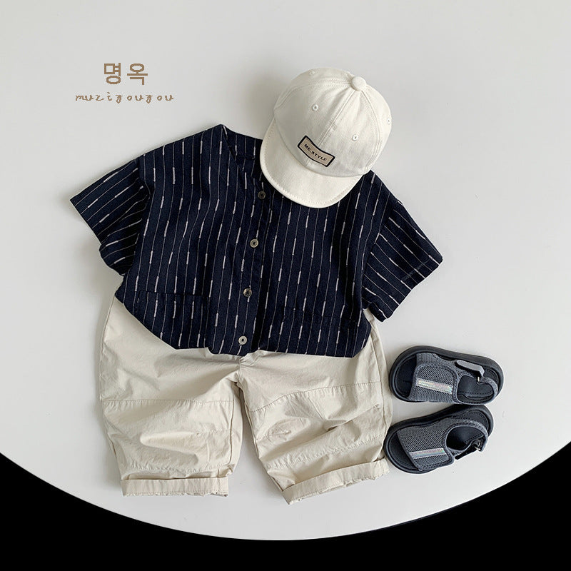 【BABY&KID】夏新作 韓国風ゆったりコットントップスSK080820