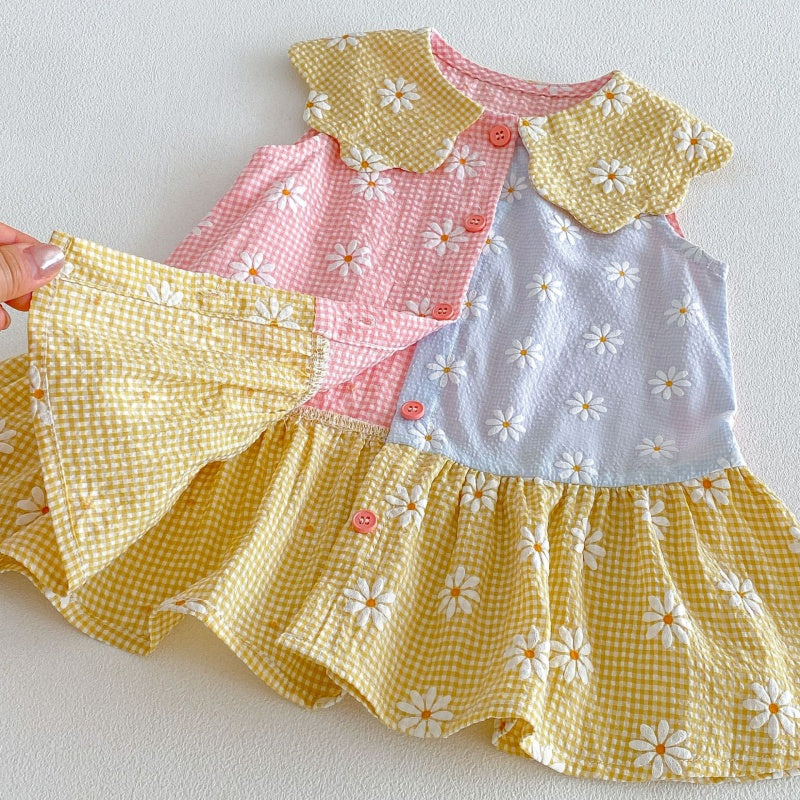 【BABY&KID】夏新作フラワー総柄ワンピース、セットアップSK106103