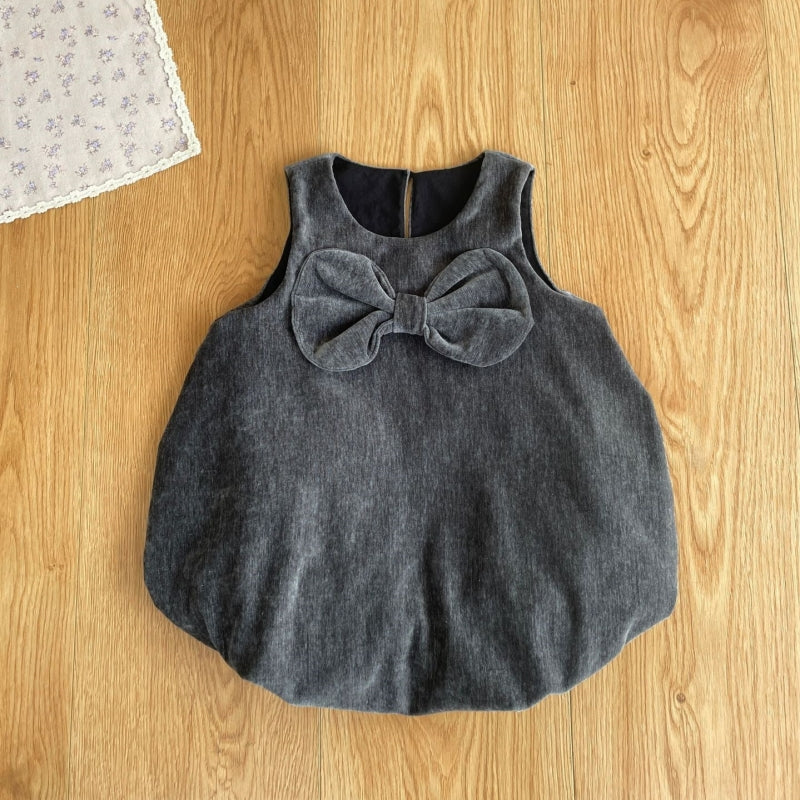 【BABY-予約限定】冬新作ヘップバーン風ドレスワンピ＆ニットインナー2点セットSK102231