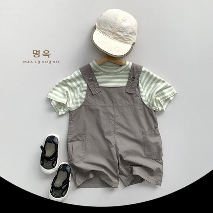 【BABY&KID】夏新作 マカロンカラーボーダーTシャツSK080810
