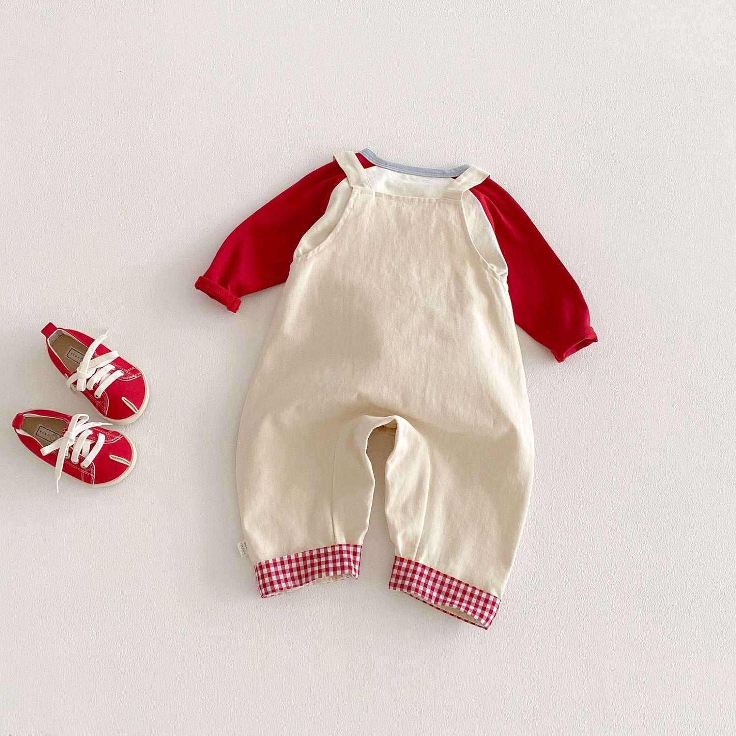 【BABY&KID】立体ドールカートゥーンサロペットパンツSK103520