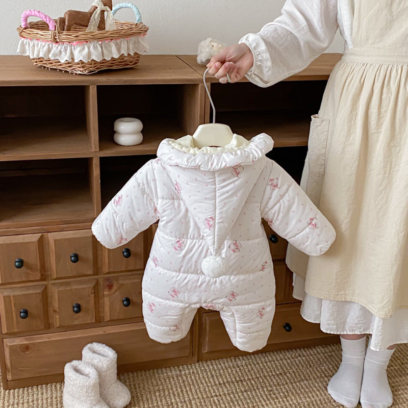 【BABY】カートゥンフードキルティングカバーオールSK102925