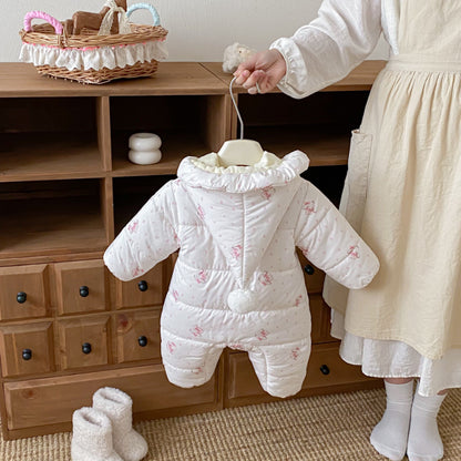 【BABY】カートゥンフードキルティングカバーオールSK102925