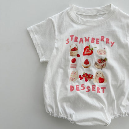 【オトク】【BABY】夏新作 プリントコットンロンパース、TシャツSK071804