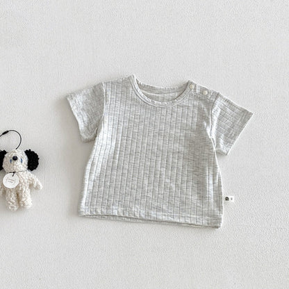 【BABY】夏新作カートゥーンサロペット＆TシャツSK104822