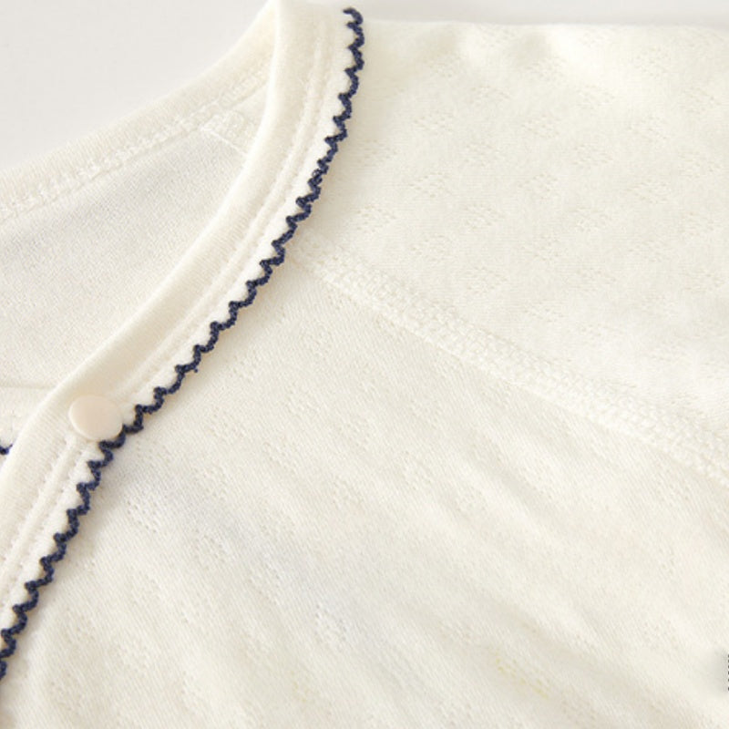 【BABY】北欧風フリルやわらかカバーオールSK102605