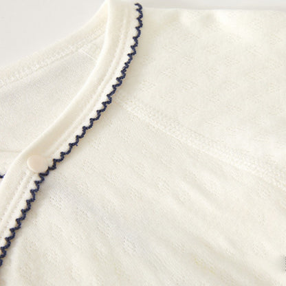 【BABY】北欧風フリルやわらかカバーオールSK102605