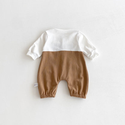 【BABY】フロントボタンキャラクターカバーオールSK100113